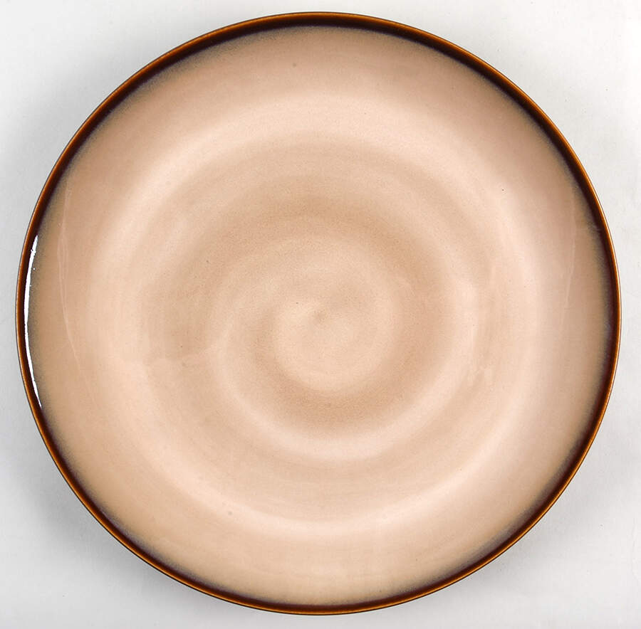 Nova Brown 14" Chop Plate (Round Platter) by Sango-1
