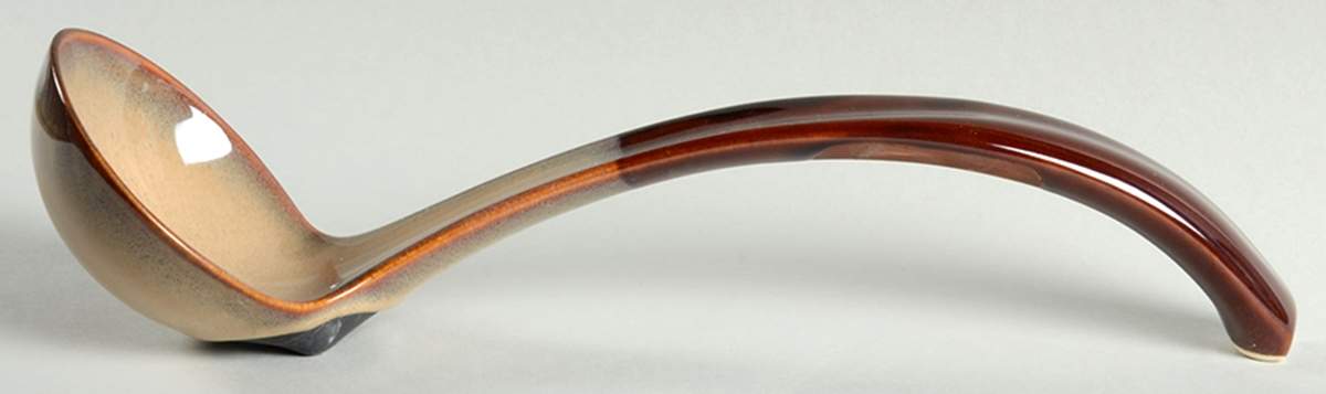 Nova Brown Tureen Ladle by Sango-1