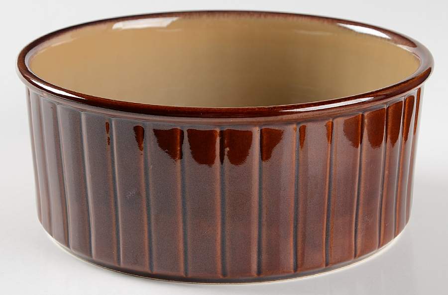 Nova Brown 8" Ceramic Storage Bowl by Sango-1