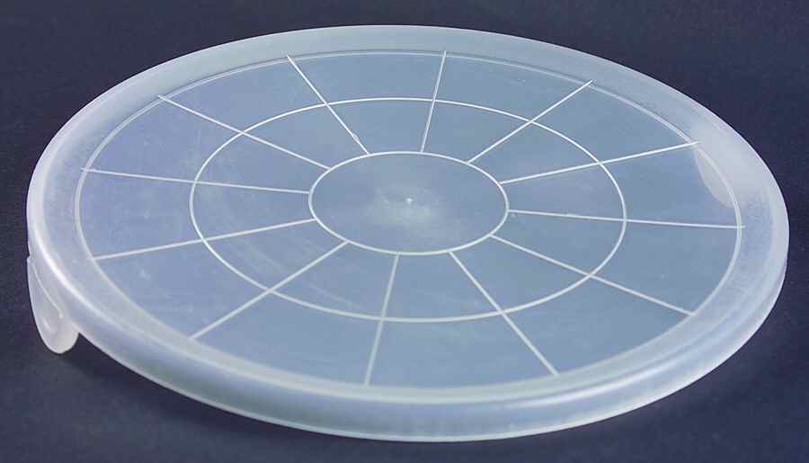 Nova Brown Plastic Lid for 8" Ceramic Storage Bowl by Sango-1