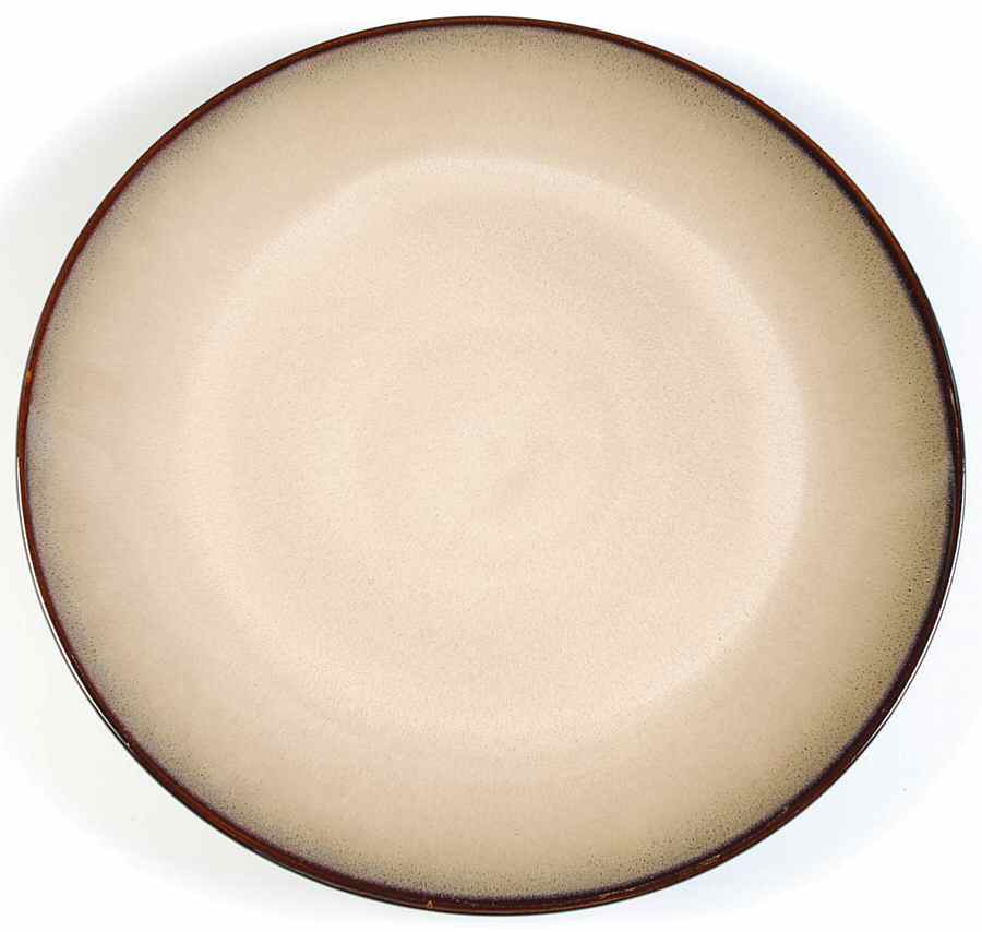 Nova Brown 14" Chop Plate (Round Platter) by Sango-1