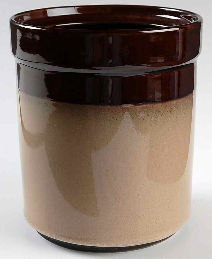 Nova Brown Extra Large Canister No Lid by Sango-1