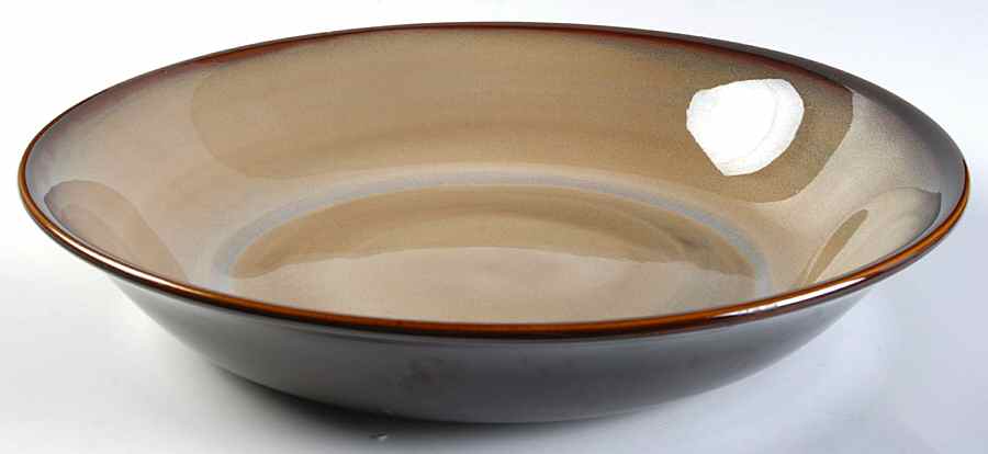 Nova Brown 13" Large Salad Serving Bowl by Sango-1