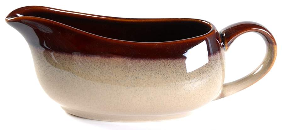 Nova Brown Gravy Boat by Sango-1
