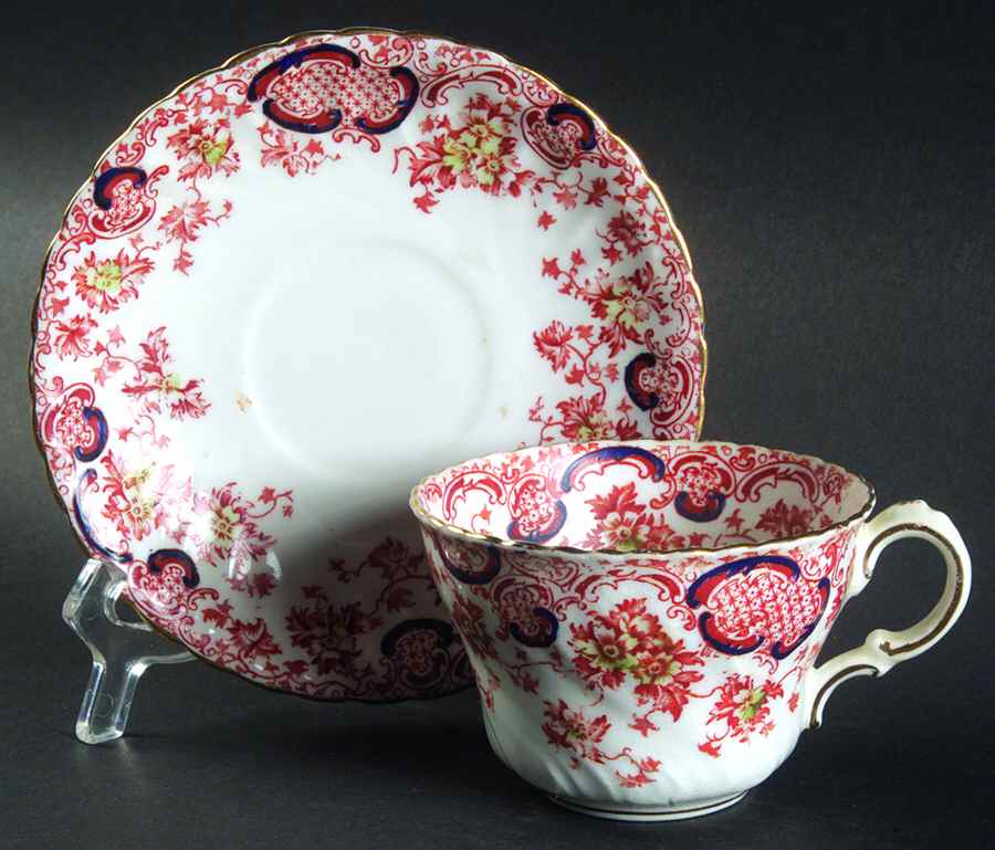 Lawrence Flat Cup & Saucer Set by Sampson Bridgwood-1