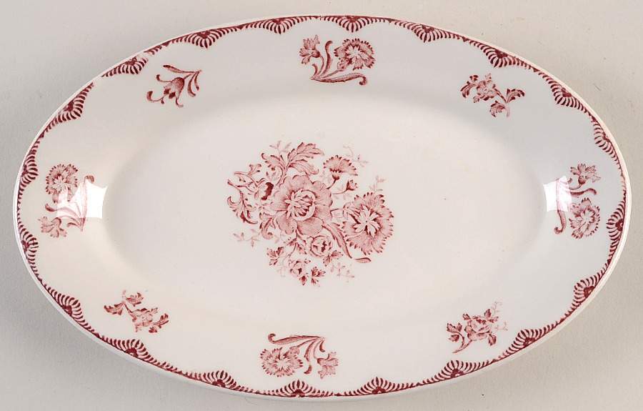 STR37 10" Oval Serving Platter by Sterling China (USA)-1