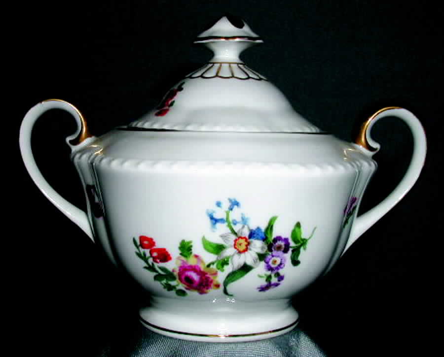 SCH231 Sugar Bowl & Lid by Schumann - Bavaria-1