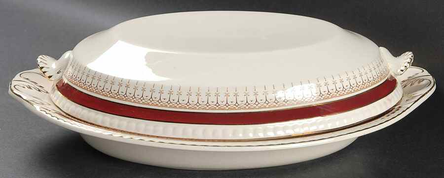 9101 Oval Covered Vegetable by Soho Pottery-1
