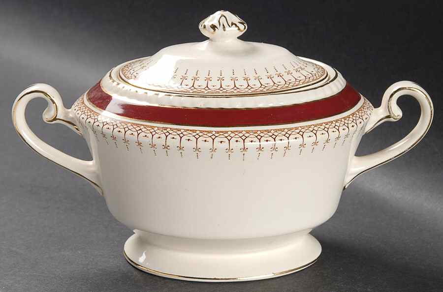 9101 Sugar Bowl & Lid by Soho Pottery-1