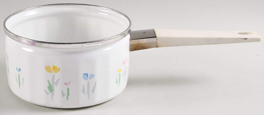 Fresh Mint (Made In Japan) 1 Quart Metal Covered Saucepan, No Lid by Studio Nova-1