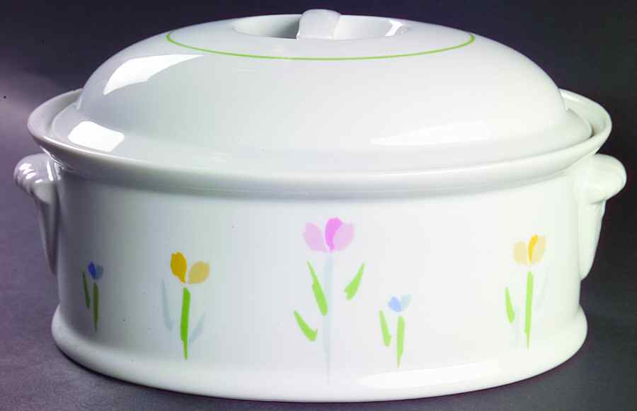 Fresh Mint (Made In Japan) 1.75 Quart Oval Covered Casserole by Studio Nova-1