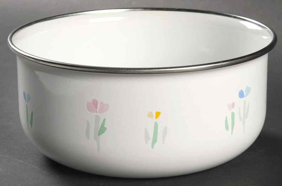 Fresh Mint (Made In Japan) Medium Metal Mixing Bowl by Studio Nova-1