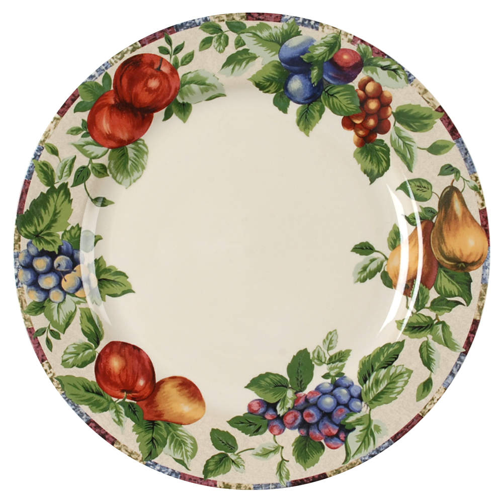 Sonoma (Tan Body, Rim Shape) 12" Chop Plate (Round Platter) by Sakura-1