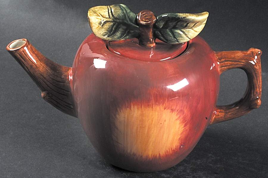 Sonoma (Tan Body, Rim Shape) Mini Figural Teapot & Lid by Sakura-1