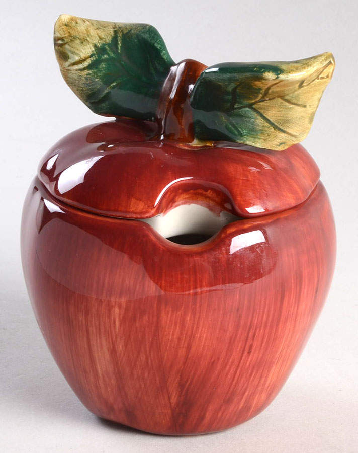 Sonoma (Tan Body, Rim Shape) Figural Sugar Bowl & Lid by Sakura-1