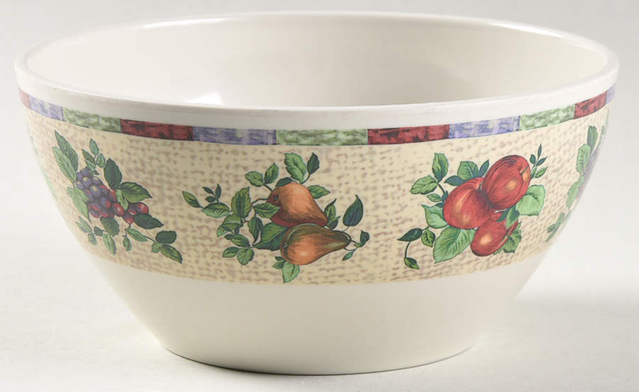 Sonoma (Tan Body, Rim Shape) Melamine All Purpose Bowl by Sakura-1