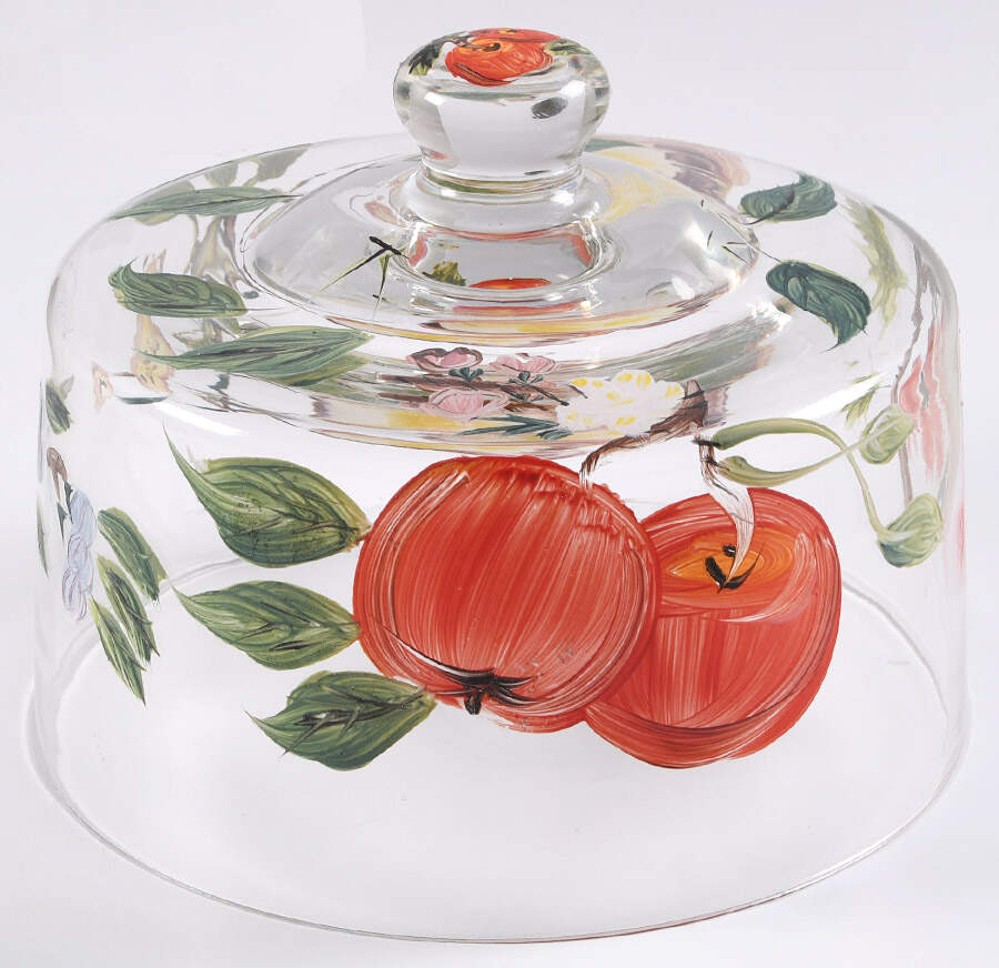 Sonoma (Tan Body, Rim Shape) Dome for Glassware Cheese Dish by Sakura-1