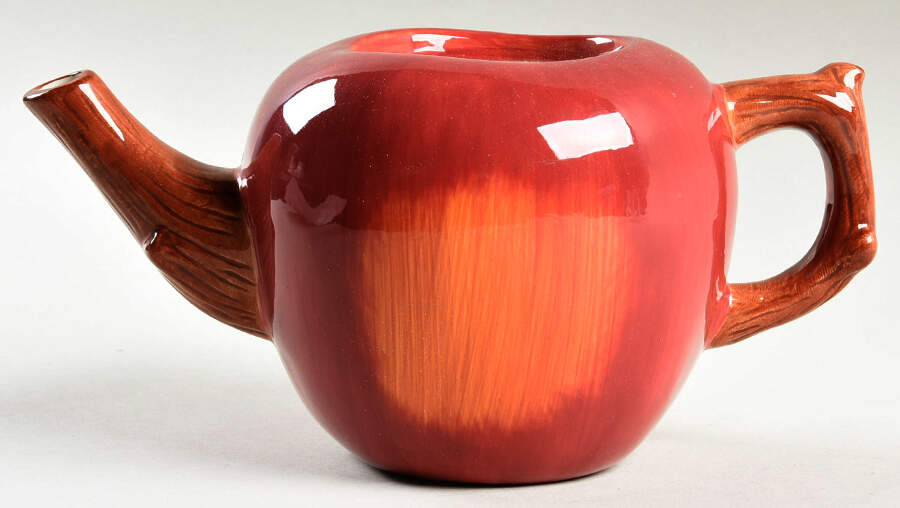 Sonoma (Tan Body, Rim Shape) Mini Figural Teapot No Lid by Sakura-1