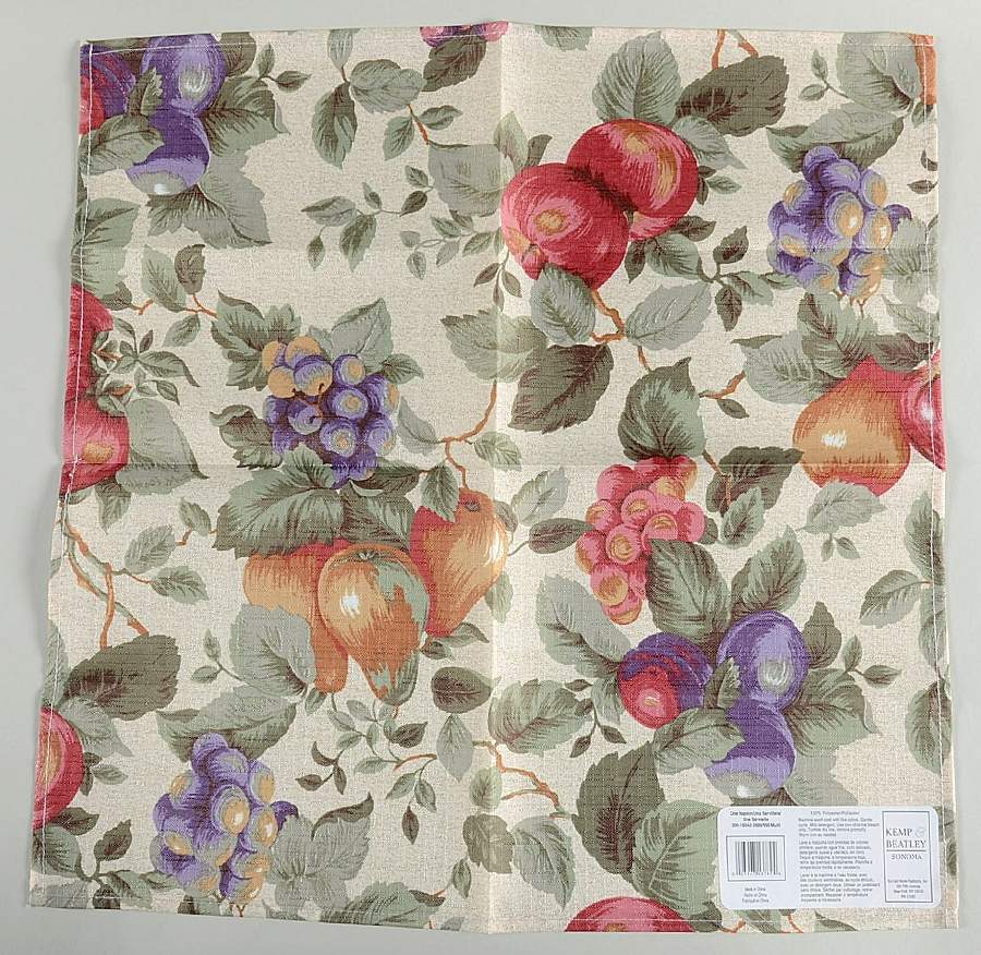 Sonoma (Tan Body, Rim Shape) 18" Cloth Napkin by Sakura-1