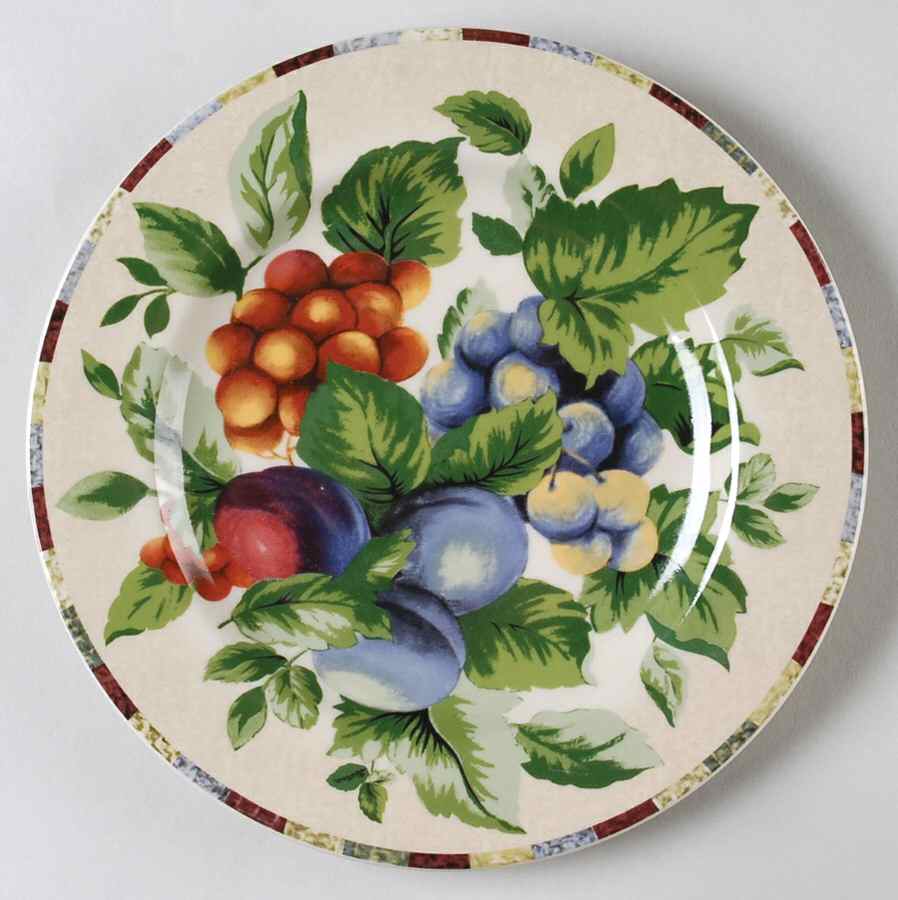 Sonoma (Tan Body, Rim Shape) Salad Plate by Sakura-1