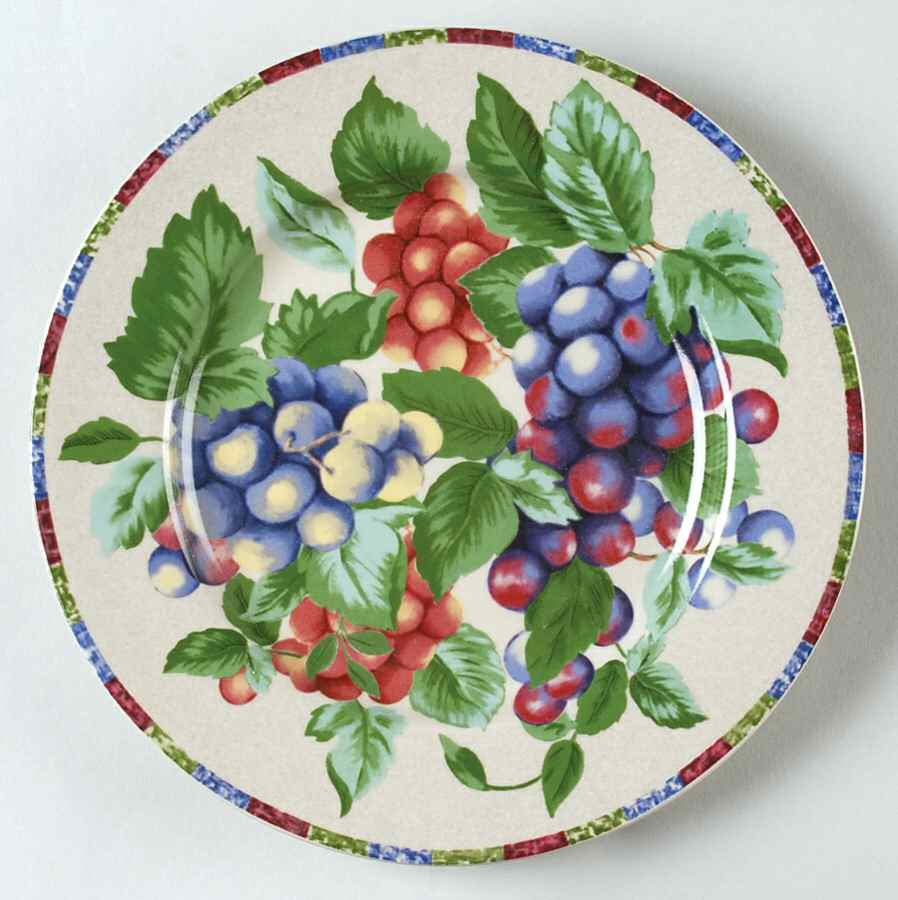 Sonoma (Tan Body, Rim Shape) Salad Plate by Sakura-1