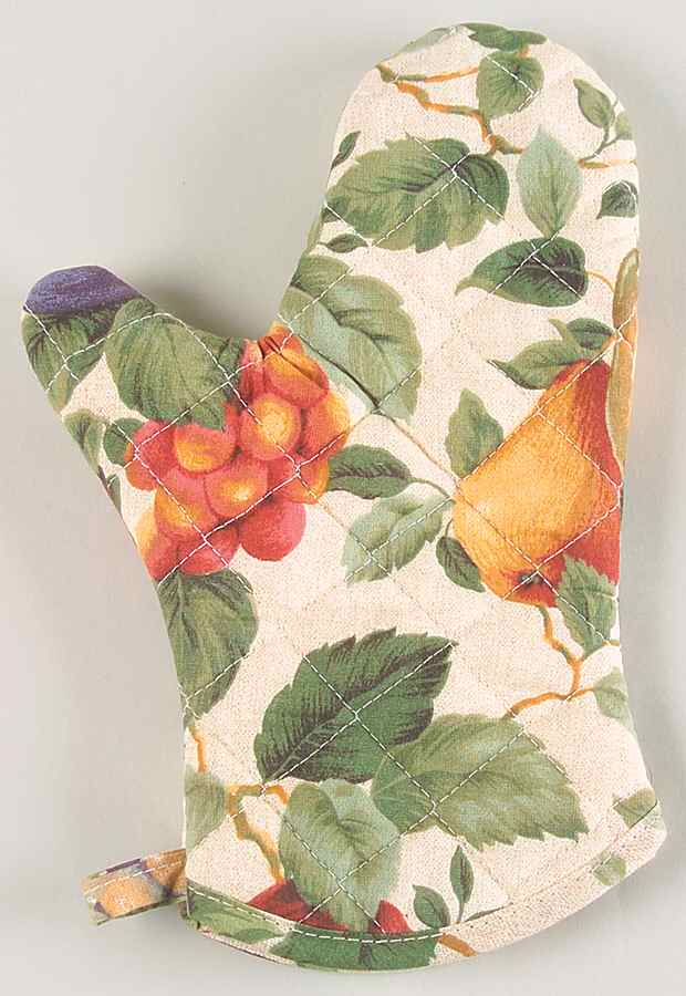 Sonoma (Tan Body, Rim Shape) Cloth Oven Mitt by Sakura-1