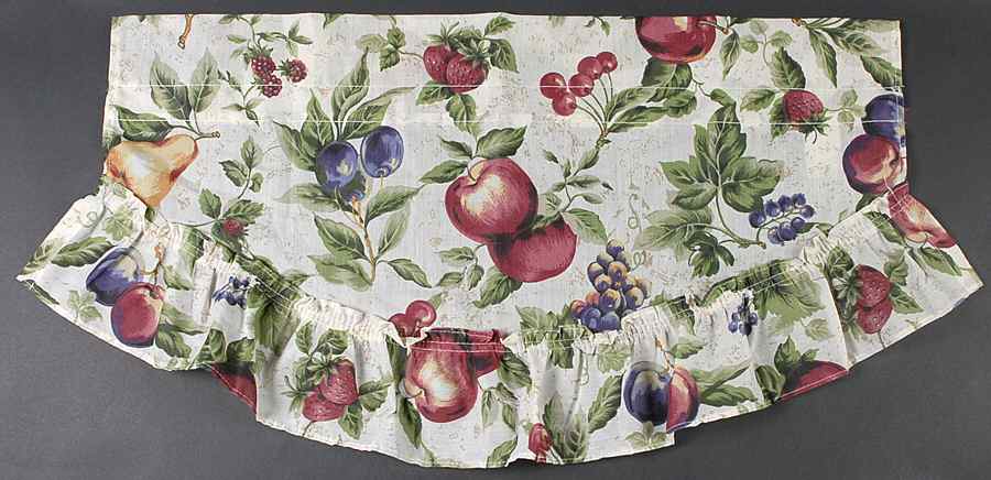 Sonoma (Tan Body, Rim Shape) Valance Curtain 27 X 15 by Sakura-1