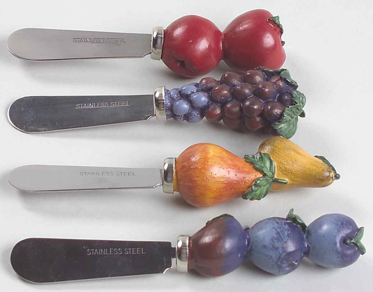 Sonoma (Tan Body, Rim Shape) Individual Spreader - Set of 4 Motifs by Sakura-1