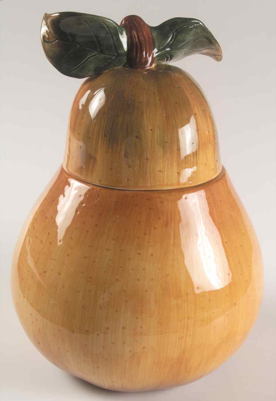 Sonoma (Tan Body, Rim Shape) Cookie Jar & Lid by Sakura-1