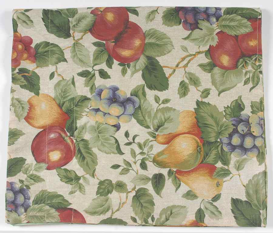 Sonoma (Tan Body, Rim Shape) 58" X 16" Valance Curtain by Sakura-1
