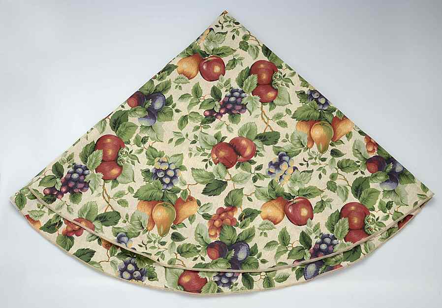 Sonoma (Tan Body, Rim Shape) 60" Round Tablecloth by Sakura-1