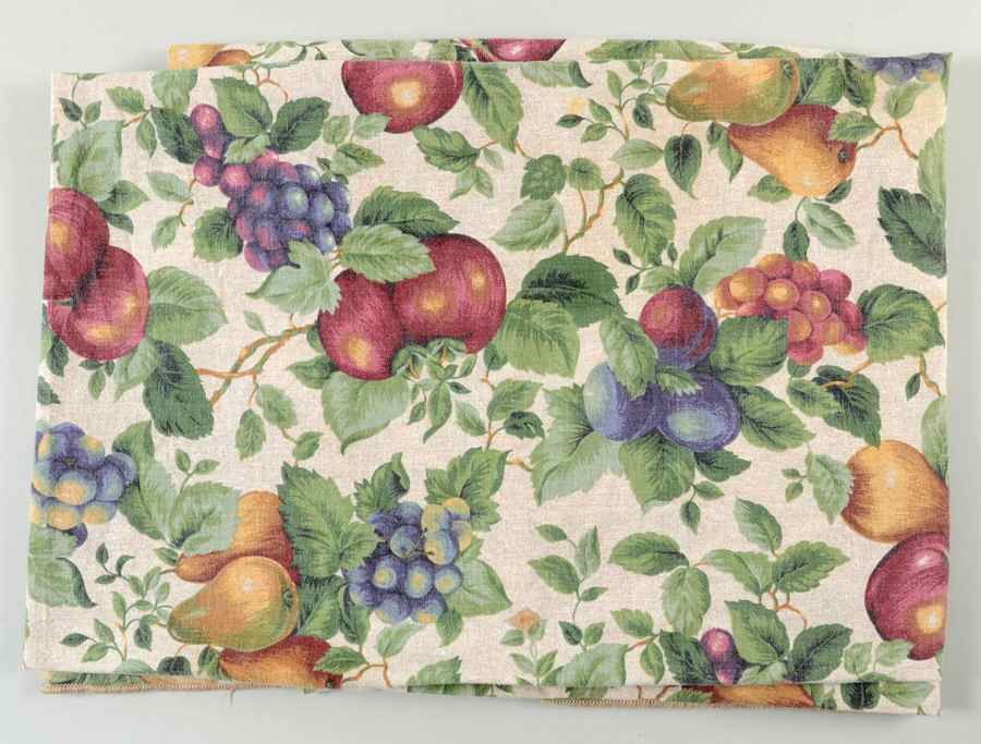 Sonoma (Tan Body, Rim Shape) 55" x 76" Rectangular Tablecloth by Sakura-1