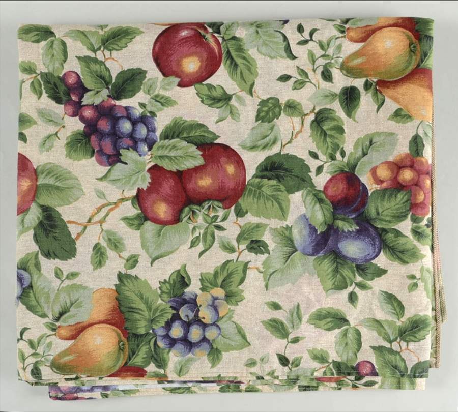 Sonoma (Tan Body, Rim Shape) 102" X 29" Scarf Valance Curtain by Sakura-1