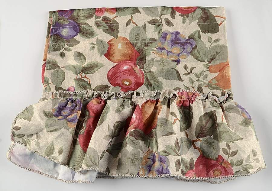 Sonoma (Tan Body, Rim Shape) 60" X 14" Curtain, Button Pleat Valance by Sakura-1