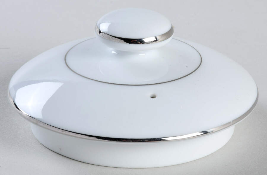 Sierra Pines (No #, Platinum Trim) Lid for Teapot by Sango-1