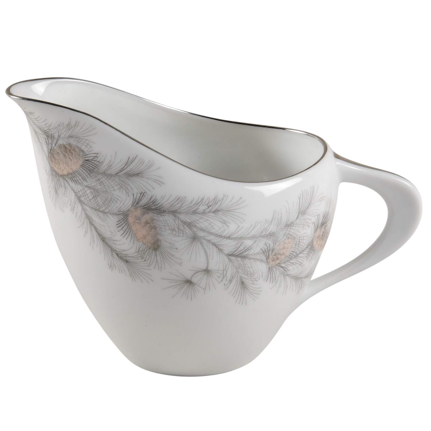 Sierra Pines (No #, Platinum Trim) Creamer by Sango-1