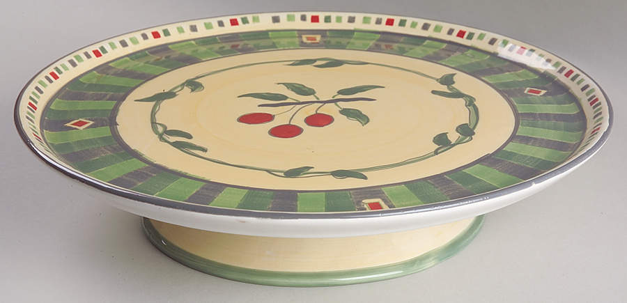 Mesa 12" Diameter Pedestal Cake Stand by Sango-1