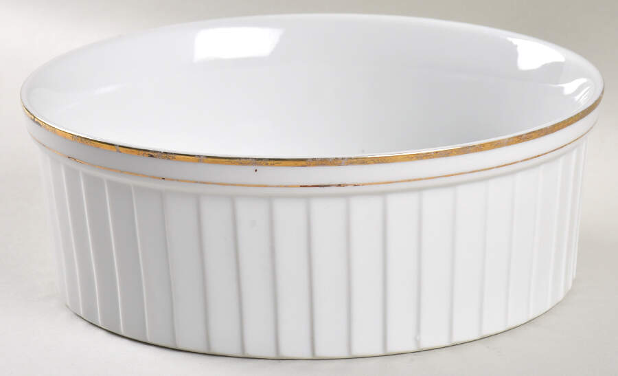 White & Gold 7" Souffle by Sadek-1