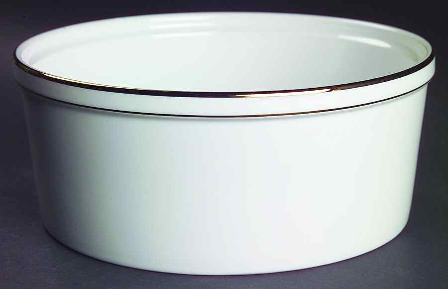 White & Gold 7" Souffle by Sadek-1
