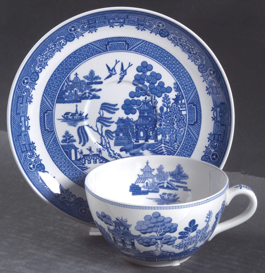 Georgian Collection Cappuccino Cup & Saucer Set by Spode-1