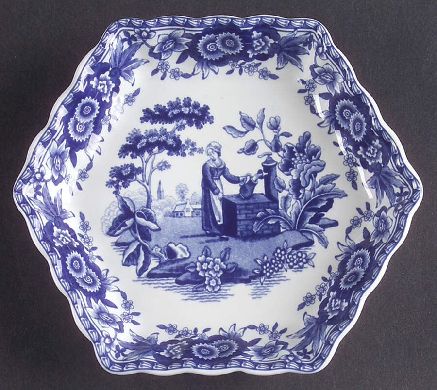 Georgian Collection 5" Hexagonal Tray by Spode-1