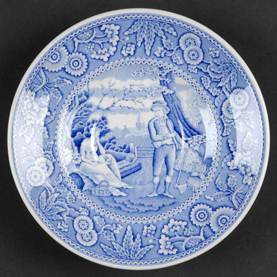 Georgian Collection Saucer for Flat Cup by Spode-1