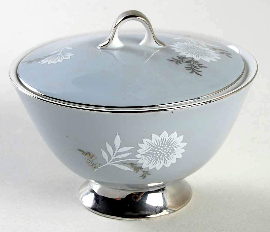 Starlite (Red Backstamp) Sugar Bowl & Lid by Seyei Toki Co-1