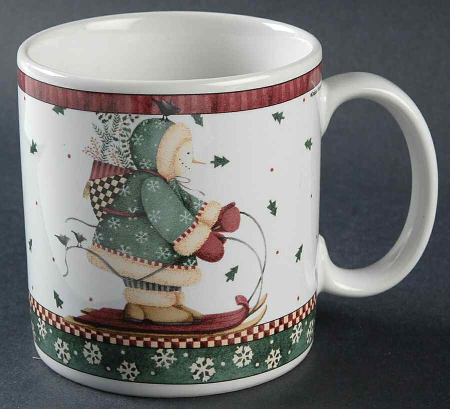 Sledding Characters Mug by Sakura-1