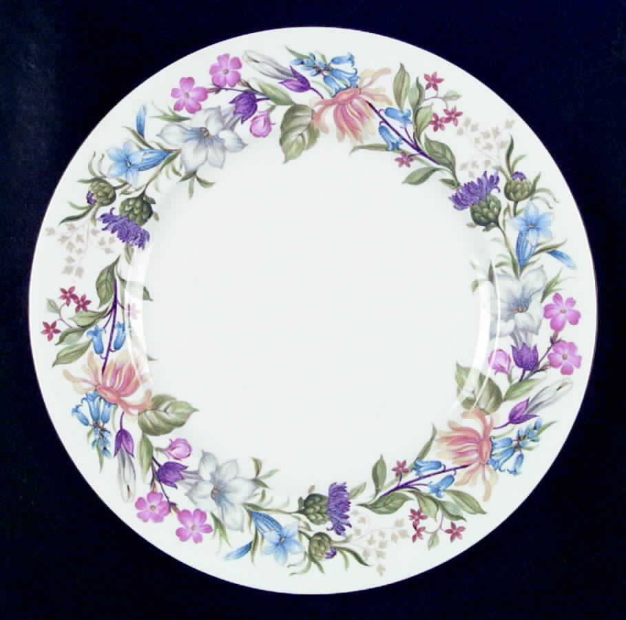 Spring Bouquet (Smooth Shape) Dinner Plate by Shelley-1