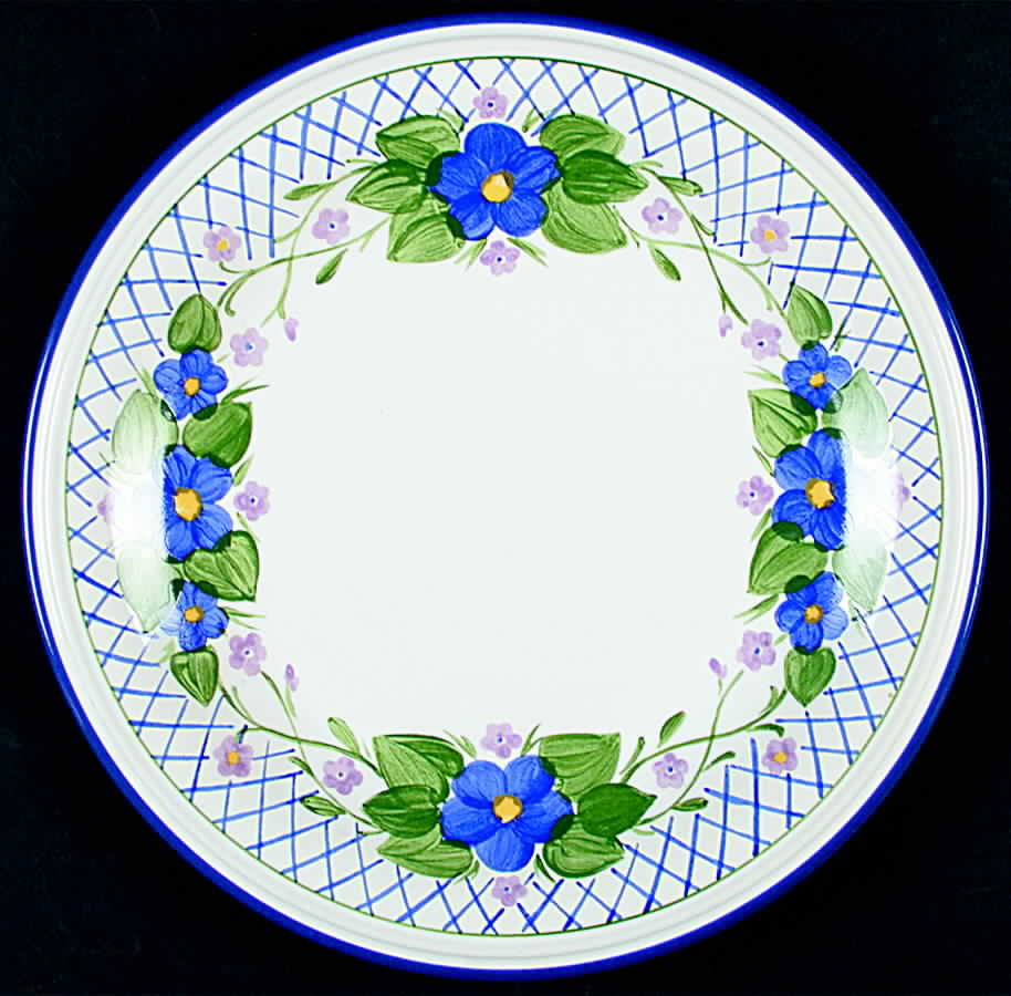 Spring Trellis 12" Chop Plate (Round Platter) by Studio Nova-1