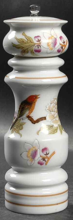 Chinese Garden (Mustard Trim) Pepper Mill by Shafford-1