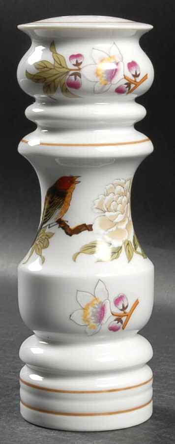 Chinese Garden (Mustard Trim) Salt Mill by Shafford-1
