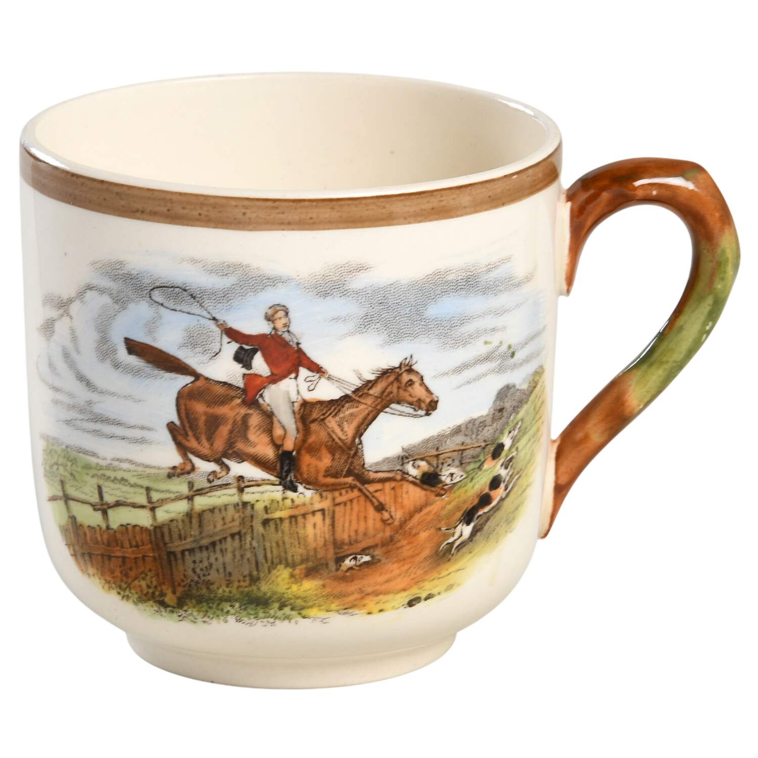 Herring Hunt Flat Cup by Spode-1
