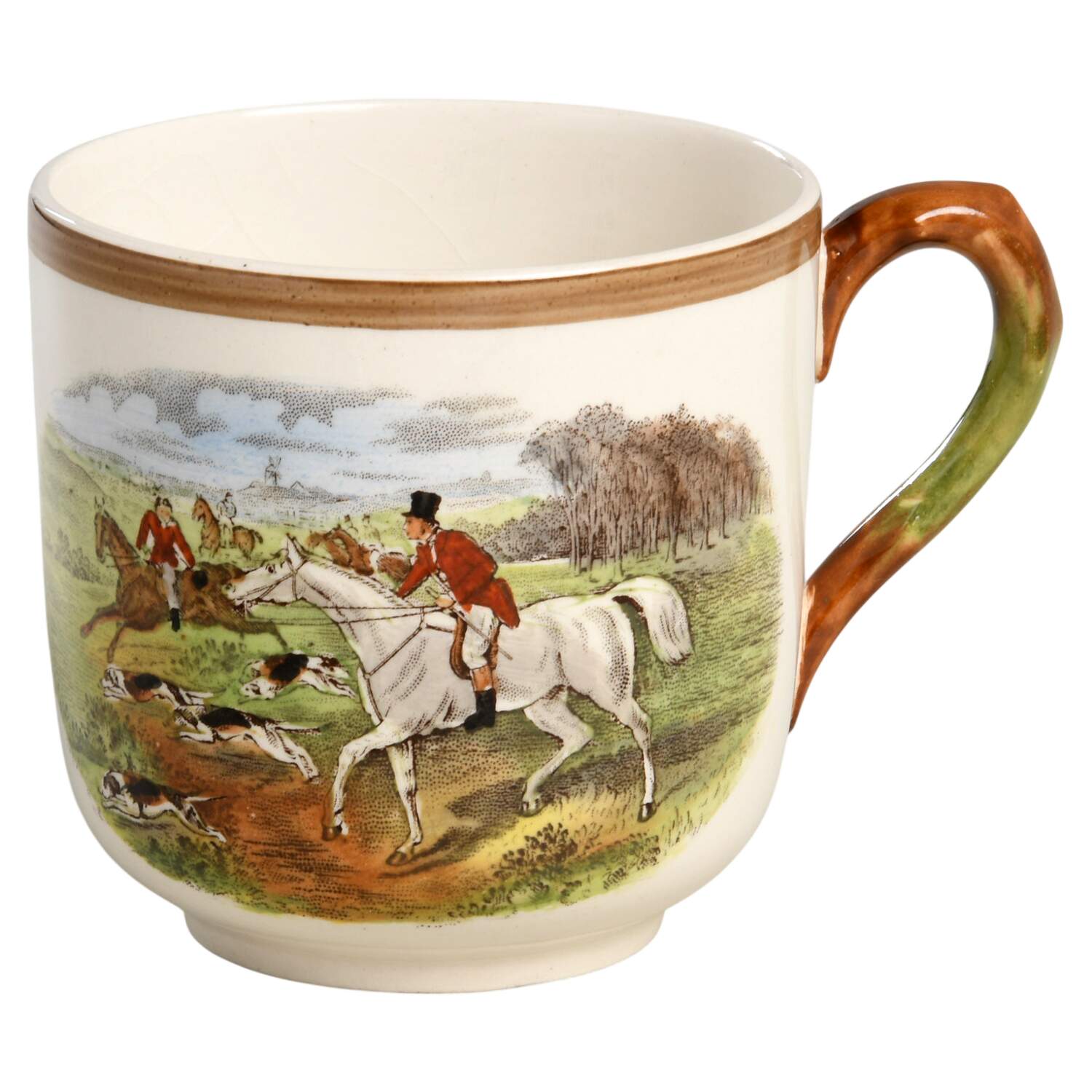Herring Hunt Flat Cup by Spode-1